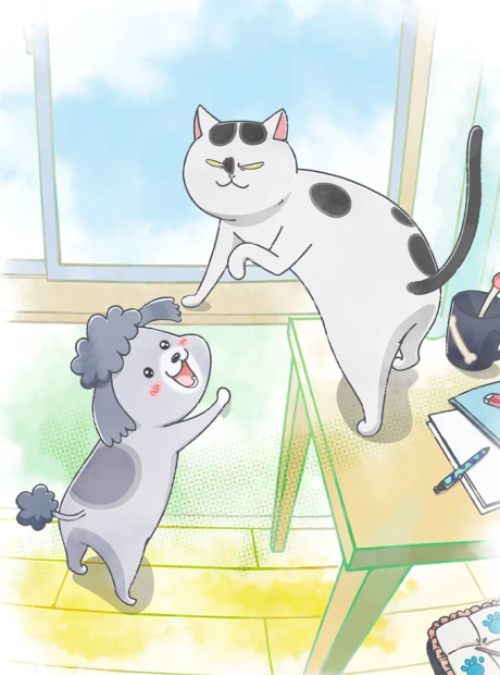 Affiche de With a Dog AND a Cat, Every Day is Fun