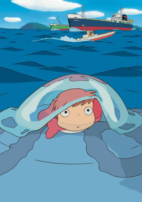 Ponyo sur la falaise
