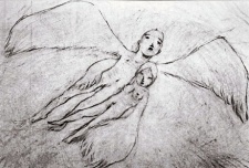 A Feather Stare at the Dark